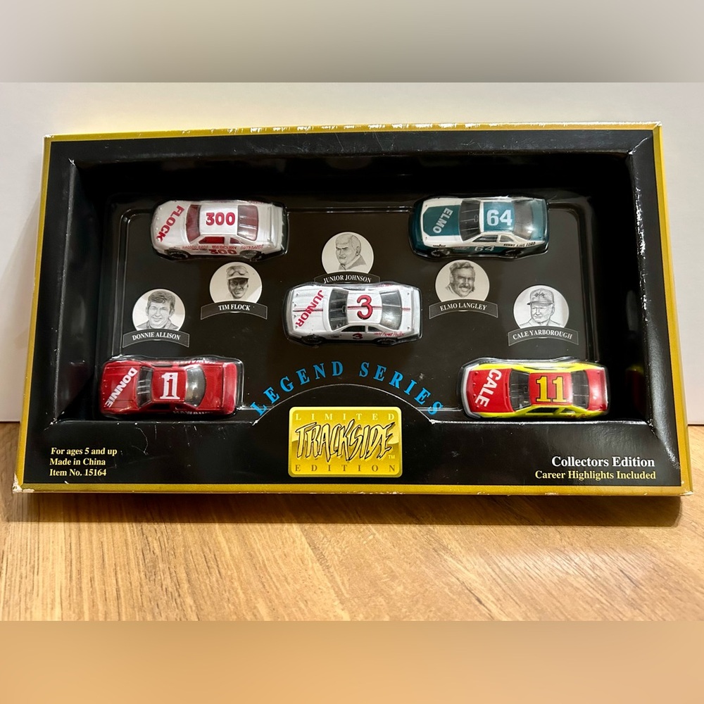 NASCAR Limited Trackside Edition Legend Series Collector's Edition 5 Car Set